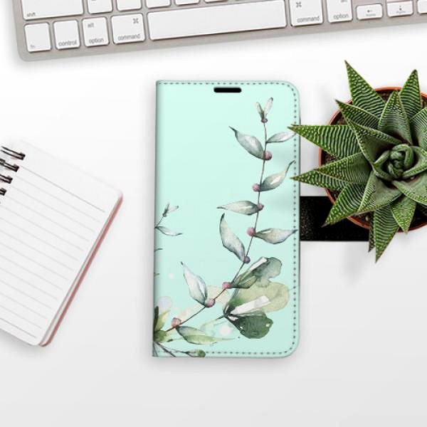 Kryt na mobil iSaprio flip puzdro Blue Flowers pre Xiaomi Redmi Note 9 Pro/Note 9S ...