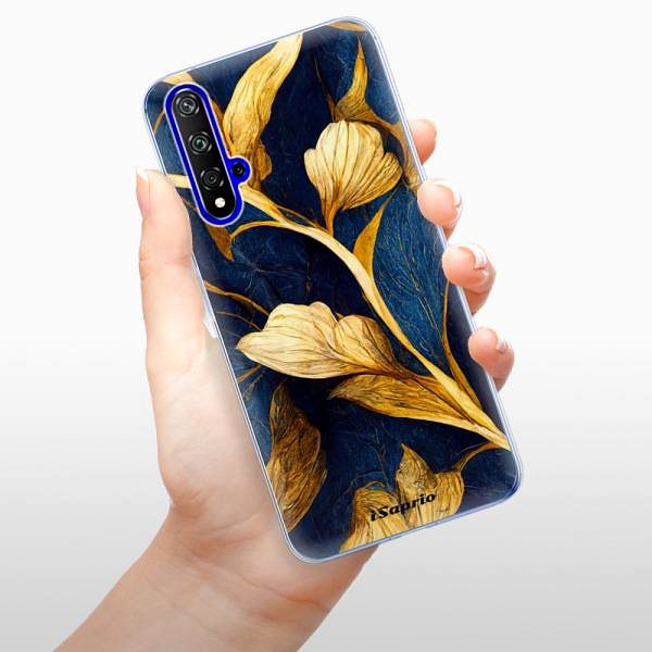 Kryt na mobil iSaprio Gold Leaves pre Honor 20 ...