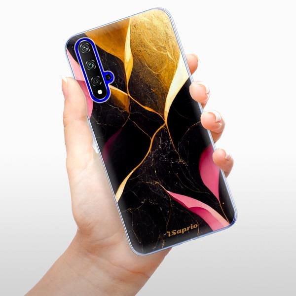 Kryt na mobil iSaprio Gold Pink Marble na Honor 20 ...