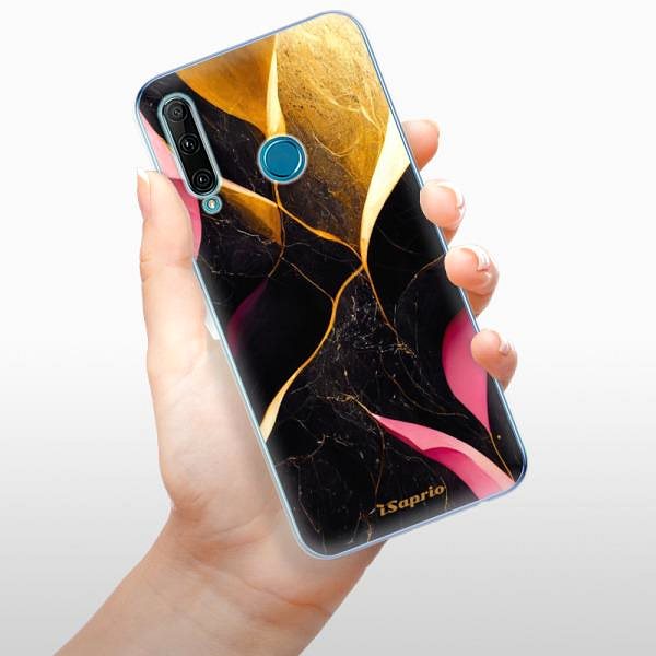 Kryt na mobil iSaprio Gold Pink Marble pre Honor 20e ...