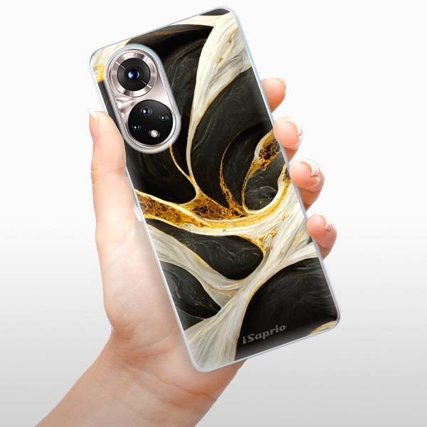 Kryt na mobil iSaprio Black and Gold na Honor 50 ...