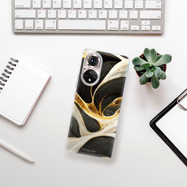 Kryt na mobil iSaprio Black and Gold pro Honor 50 ...