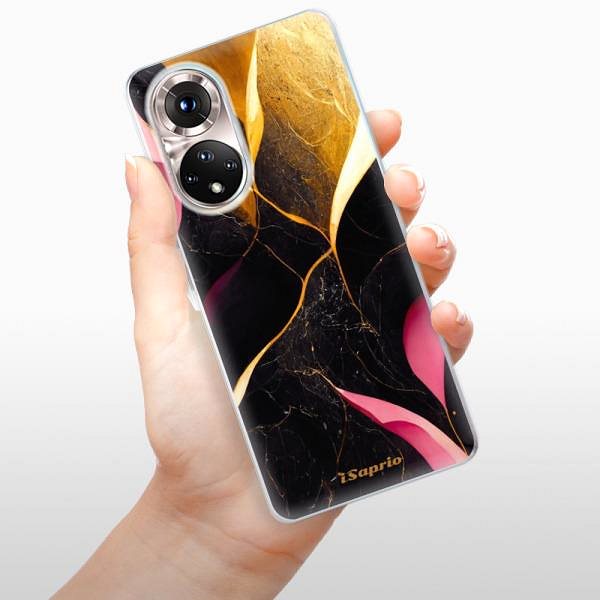 Kryt na mobil iSaprio Gold Pink Marble na Honor 50 ...
