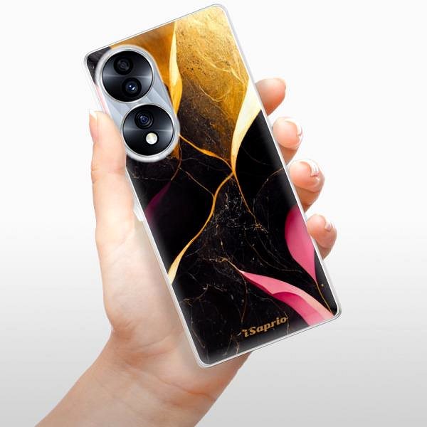 Kryt na mobil iSaprio Gold Pink Marble pre Honor 70 ...