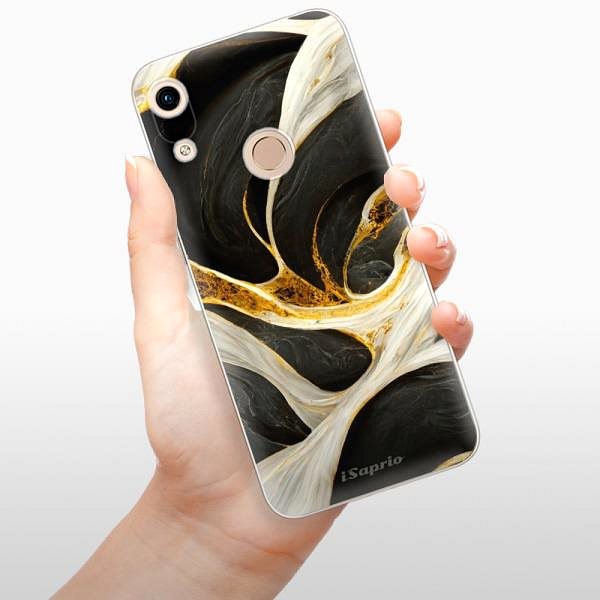 Kryt na mobil iSaprio Black and Gold na Honor 8A ...