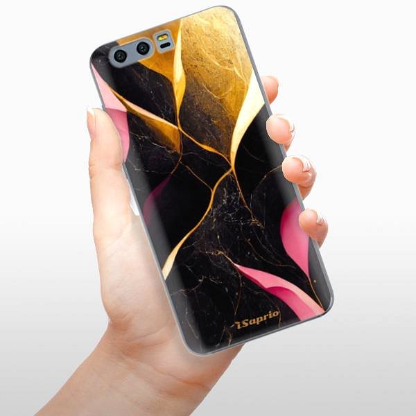 Kryt na mobil iSaprio Gold Pink Marble na Honor 9 ...
