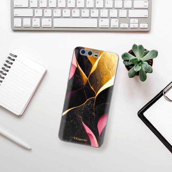 Kryt na mobil iSaprio Gold Pink Marble na Honor 9 ...