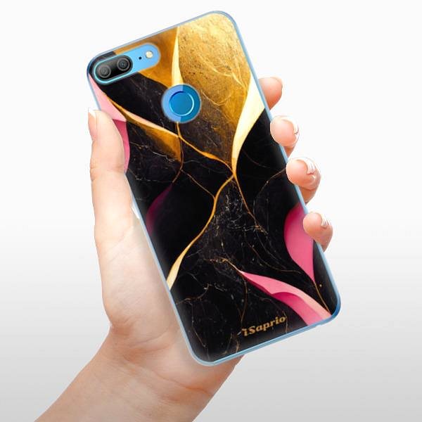 Kryt na mobil iSaprio Gold Pink Marble pre Honor 9 Lite ...