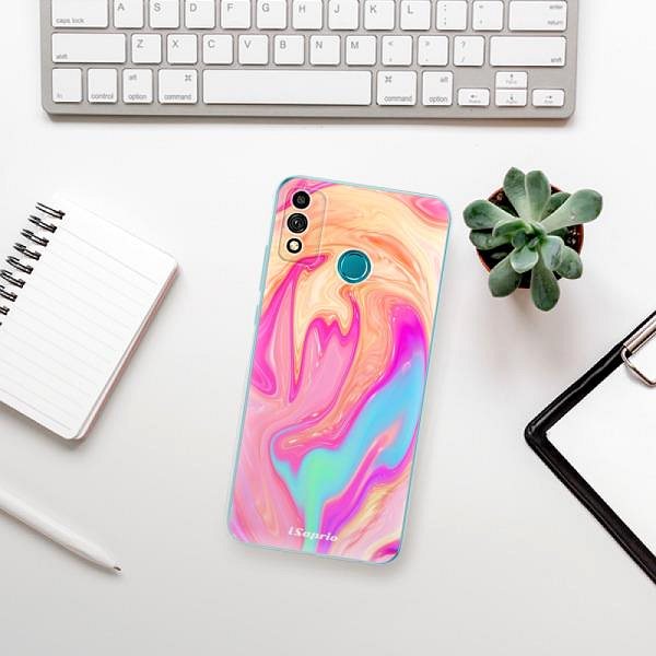 Kryt na mobil iSaprio Orange Liquid pre Honor 9X Lite ...