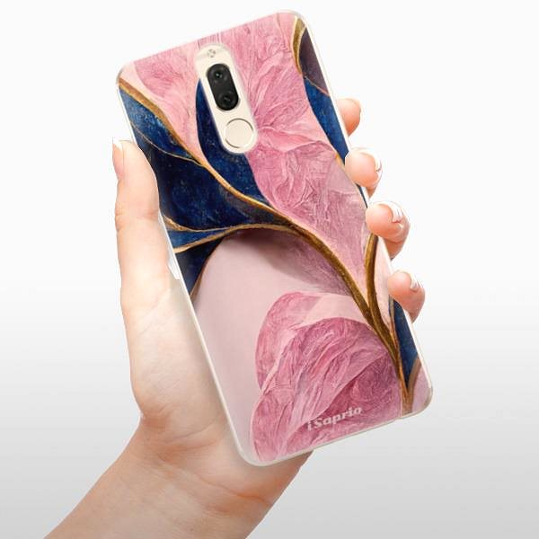 Kryt na mobil iSaprio Pink Blue Leaves pre Huawei Mate 10 Lite ...