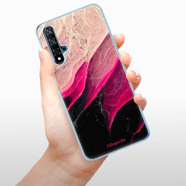 Kryt na mobil iSaprio Black and Pink pre Huawei Nova 5T ...