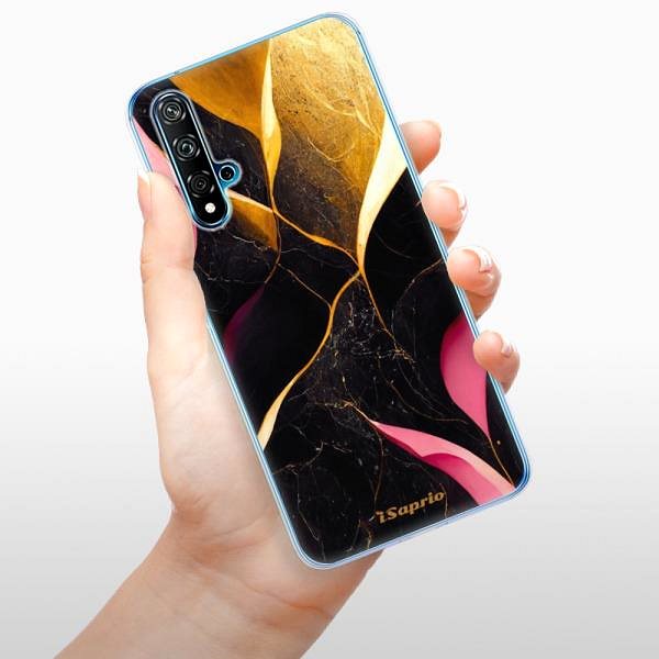 Kryt na mobil iSaprio Gold Pink Marble pre Huawei Nova 5T ...