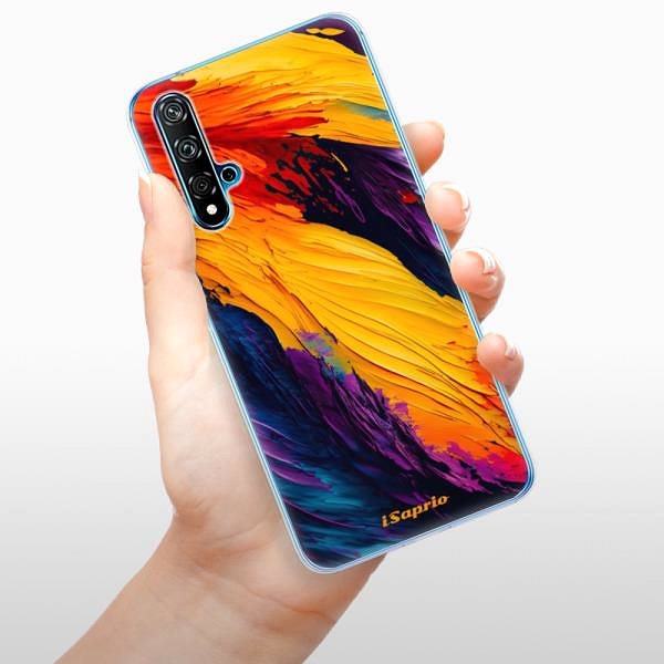 Kryt na mobil iSaprio Orange Paint na Huawei Nova 5T ...