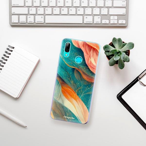 Kryt na mobil iSaprio Abstract Marble pre Huawei P Smart 2019 ...