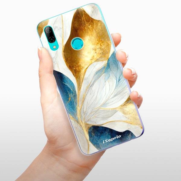 Kryt na mobil iSaprio Blue Leaves pre Huawei P Smart 2019 ...