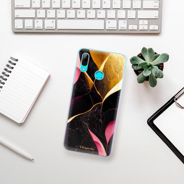 Kryt na mobil iSaprio Gold Pink Marble pre Huawei P Smart 2019 ...