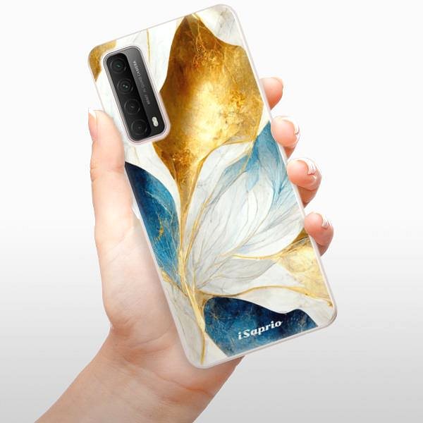 Kryt na mobil iSaprio Blue Leaves na Huawei P Smart 2021 ...