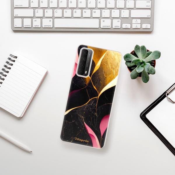 Kryt na mobil iSaprio Gold Pink Marble na Huawei P Smart 2021 ...