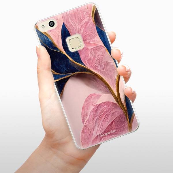 Kryt na mobil iSaprio Pink Blue Leaves na Huawei P10 Lite ...