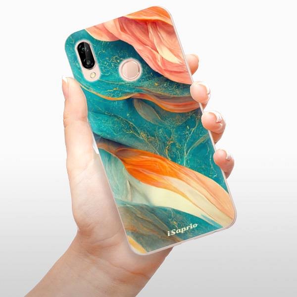 Kryt na mobil iSaprio Abstract Marble pre Huawei P20 Lite ...