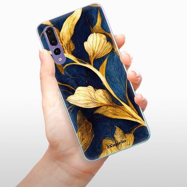 Kryt na mobil iSaprio Gold Leaves na Huawei P20 Pro ...