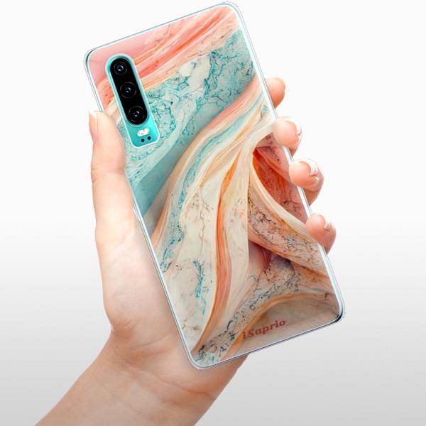 Kryt na mobil iSaprio Orange and Blue na Huawei P30 ...