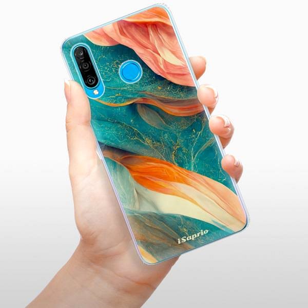 Kryt na mobil iSaprio Abstract Marble pre Huawei P30 Lite ...