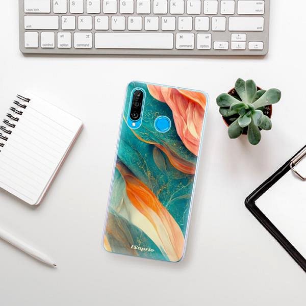 Kryt na mobil iSaprio Abstract Marble pre Huawei P30 Lite ...
