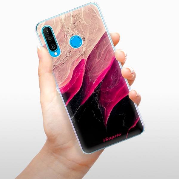 Kryt na mobil iSaprio Black and Pink pre Huawei P30 Lite ...