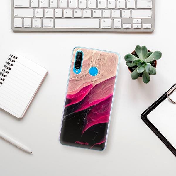 Kryt na mobil iSaprio Black and Pink pre Huawei P30 Lite ...