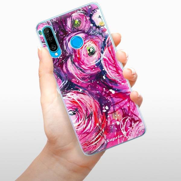Kryt na mobil iSaprio Pink Bouquet pre Huawei P30 Lite ...