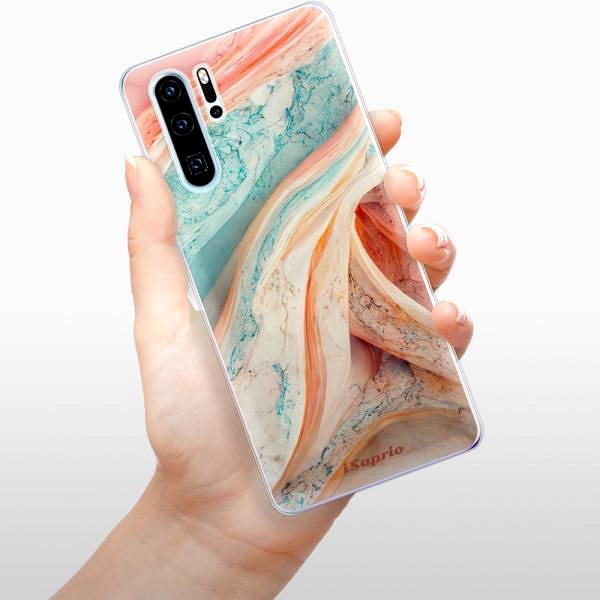 Kryt na mobil iSaprio Orange and Blue pre Huawei P30 Pro ...