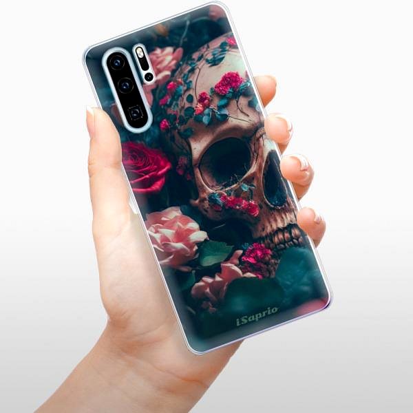 Kryt na mobil iSaprio Skull in Roses pre Huawei P30 Pro ...