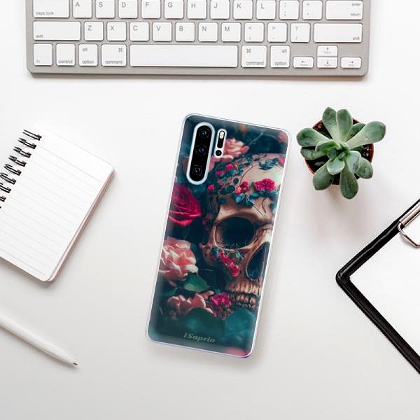 Kryt na mobil iSaprio Skull in Roses pre Huawei P30 Pro ...