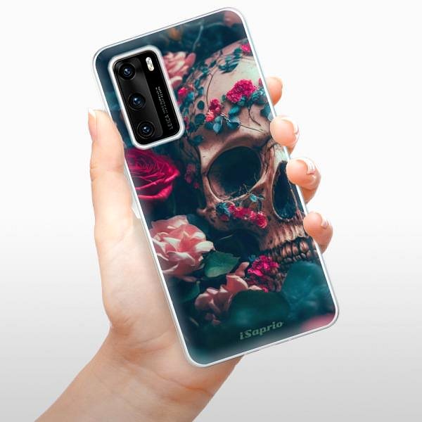 Kryt na mobil iSaprio Skull in Roses na Huawei P40 ...
