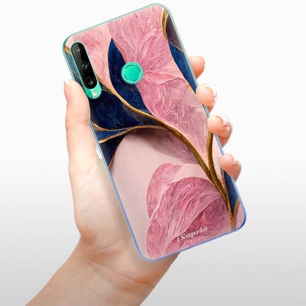 Kryt na mobil iSaprio Pink Blue Leaves pre Huawei P40 Lite E ...
