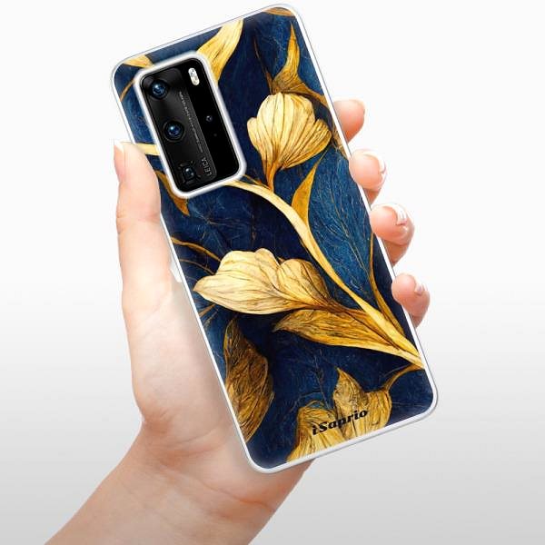 Kryt na mobil iSaprio Gold Leaves na Huawei P40 Pro ...