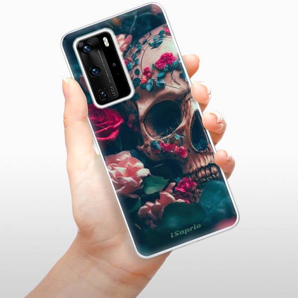 Kryt na mobil iSaprio Skull in Roses na Huawei P40 Pro ...
