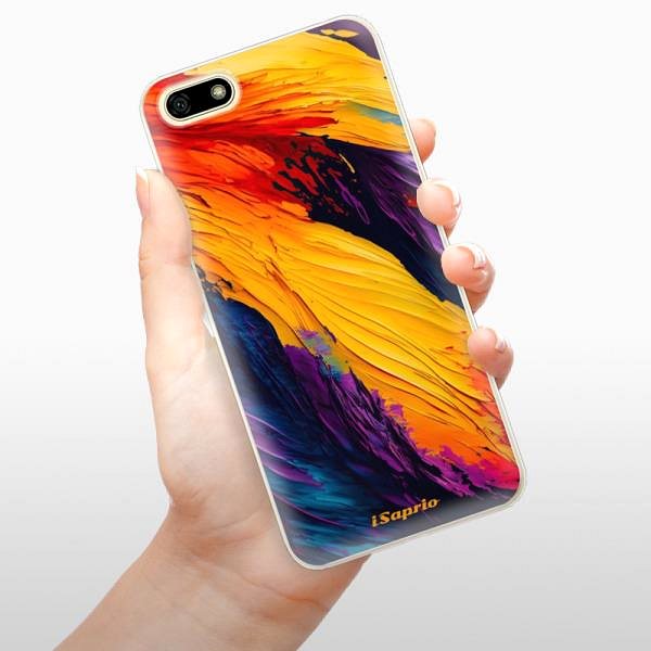 Kryt na mobil iSaprio Orange Paint pre Huawei Y5 2018 ...