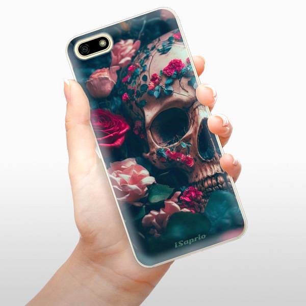 Kryt na mobil iSaprio Skull in Roses na Huawei Y5 2018 ...