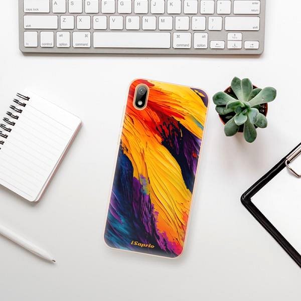 Kryt na mobil iSaprio Orange Paint pre Huawei Y5 2019 ...