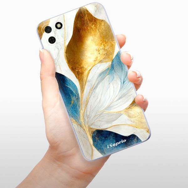 Kryt na mobil iSaprio Blue Leaves na Huawei Y5p ...