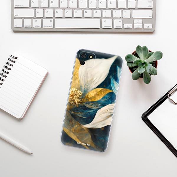 Kryt na mobil iSaprio Gold Petals pre Huawei Y5p ...