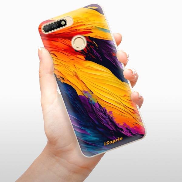 Kryt na mobil iSaprio Orange Paint pre Huawei Y6 Prime 2018 ...