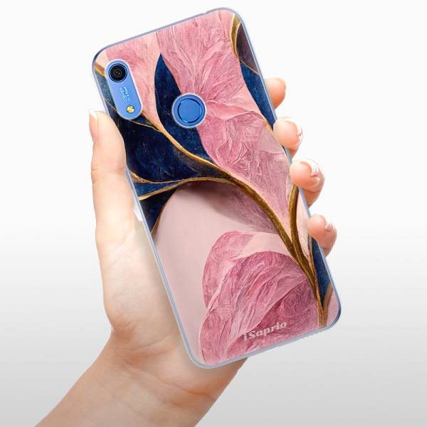 Kryt na mobil iSaprio Pink Blue Leaves pre Huawei Y6s ...