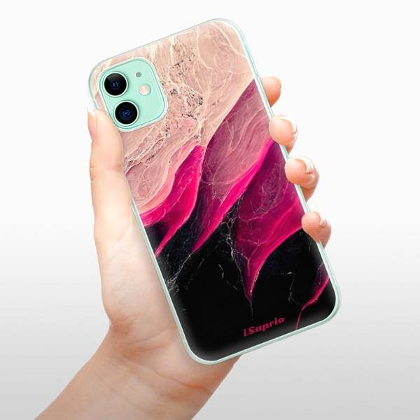 Kryt na mobil iSaprio Black and Pink pre iPhone 11 ...
