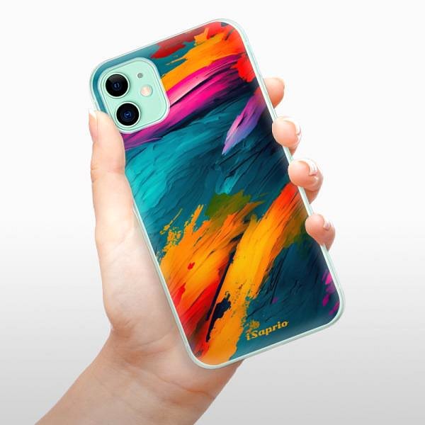 Kryt na mobil iSaprio Blue Paint na iPhone 11 ...