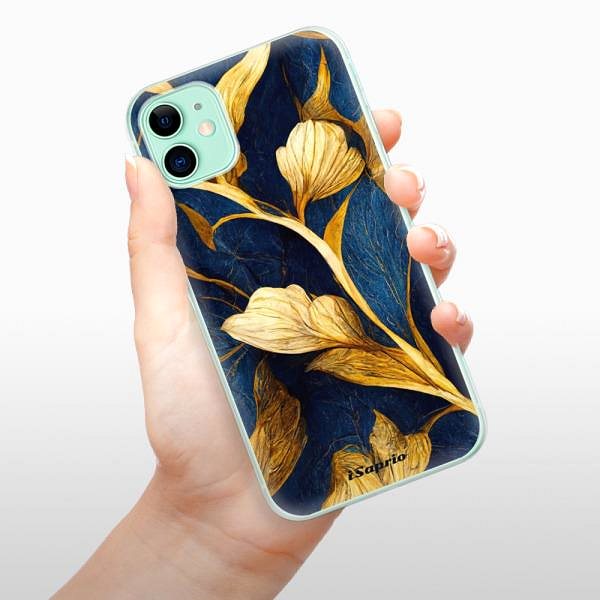 Kryt na mobil iSaprio Gold Leaves pre iPhone 11 ...