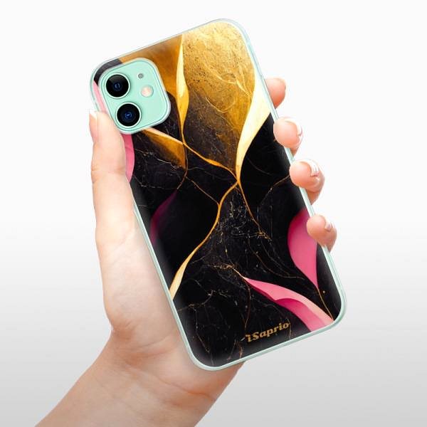 Kryt na mobil iSaprio Gold Pink Marble na iPhone 11 ...