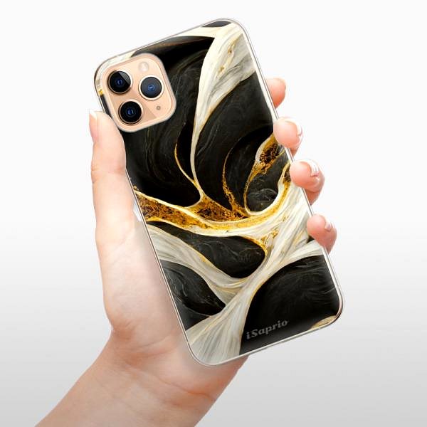 Kryt na mobil iSaprio Black and Gold pre iPhone 11 Pro Max ...